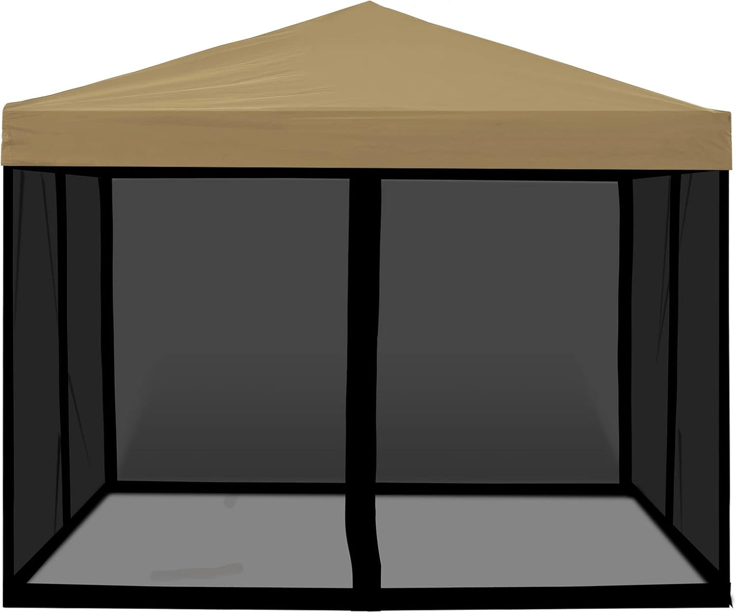 Mosquito Net with Zipper for Outdoor Camping Mosquito Net DIY Canopy Screen Wall Outdoor Mosquito Net for 10 x 10 Patio Gazebo and Tent