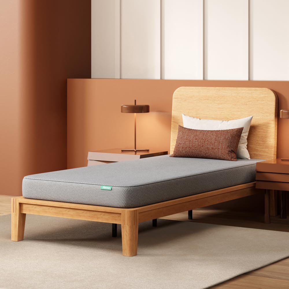 Siena 8” Twin Mattress - Memory Foam - Medium Firm - 180 Night Trial - Premium Pressure-Relieving Layers - 10 Year Warranty - Mattress in a Box - CertiPUR-US Certified