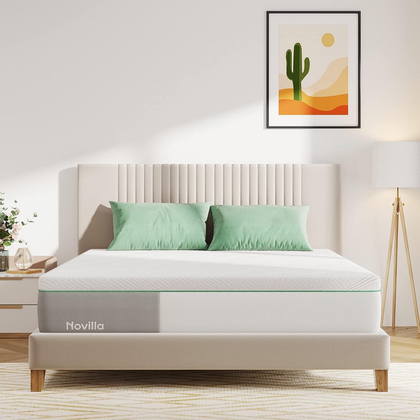 Novilla Full Mattress, 12 Inch Full Memory Foam Mattress for Pressure Relief & Comfort Sleep, Removable Washable Cover,CertiPUR-US Certified, Plush