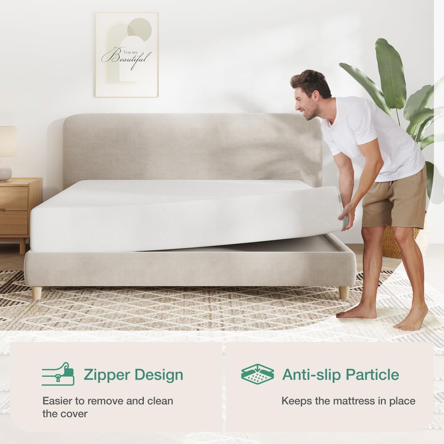 Novilla Full Mattress, 12 Inch Full Memory Foam Mattress for Pressure Relief & Comfort Sleep, Removable Washable Cover,CertiPUR-US Certified, Plush