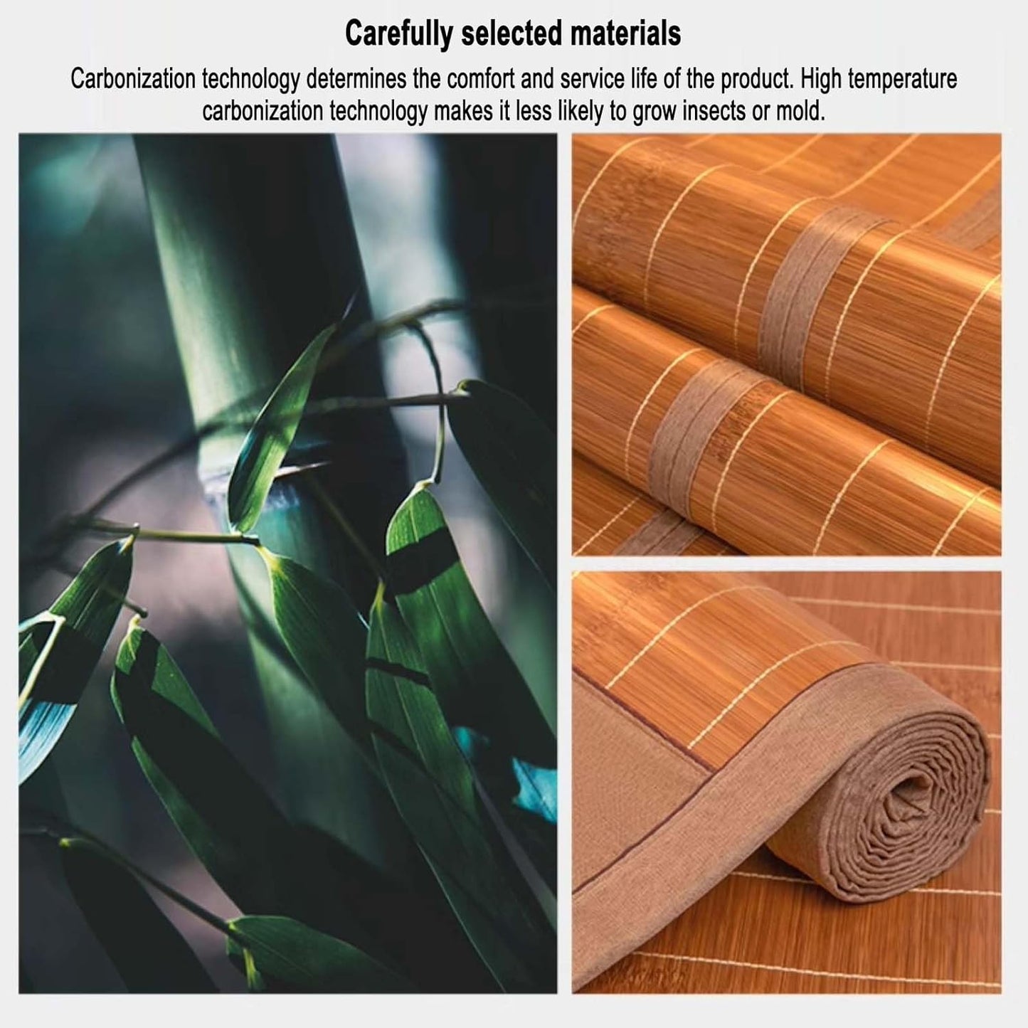 Summer sleeping mat bamboo,Double-Sided Cooling Bed Sheet Air Conditioning Mat,Folding Smooth Air Conditioning Mat for Bed,bamboo bed mat cooling summer sleeping mat,bamboo and rattan woven cooling ma