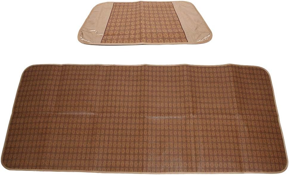 Summer Sleeping Mat, Foldable Polyester Cooling Bed Cusion, Cool, Smooth, not Stick Skin, Good Air Permeability