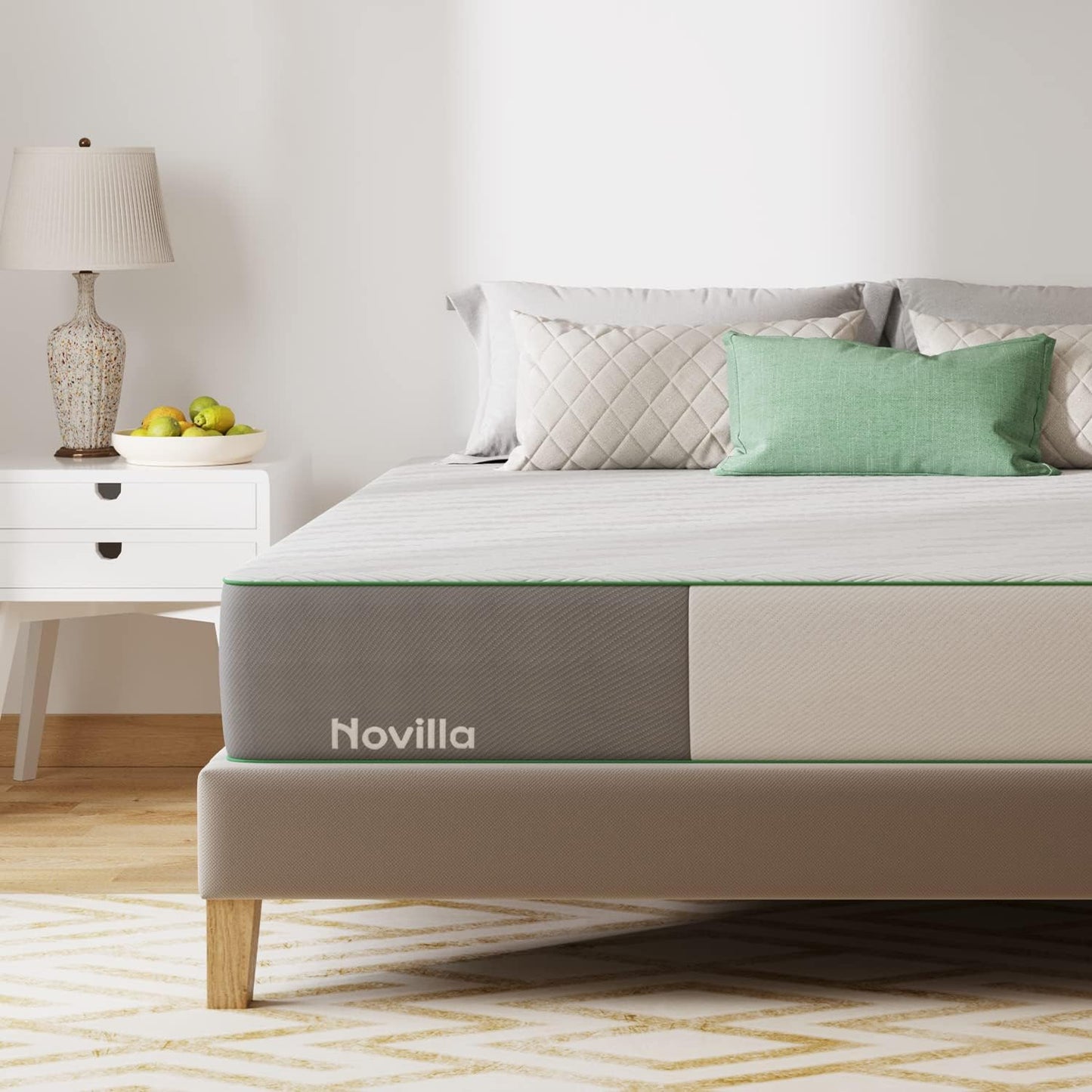 Novilla Full Mattress, 12 Inch Full Memory Foam Mattress for Pressure Relief & Comfort Sleep, Removable Washable Cover,CertiPUR-US Certified, Plush