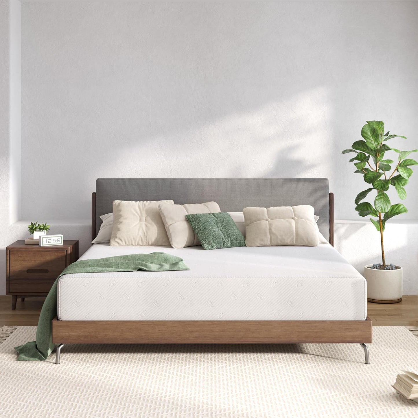 Novilla Full Mattress, 12 Inch Full Memory Foam Mattress for Pressure Relief & Comfort Sleep, Removable Washable Cover,CertiPUR-US Certified, Plush
