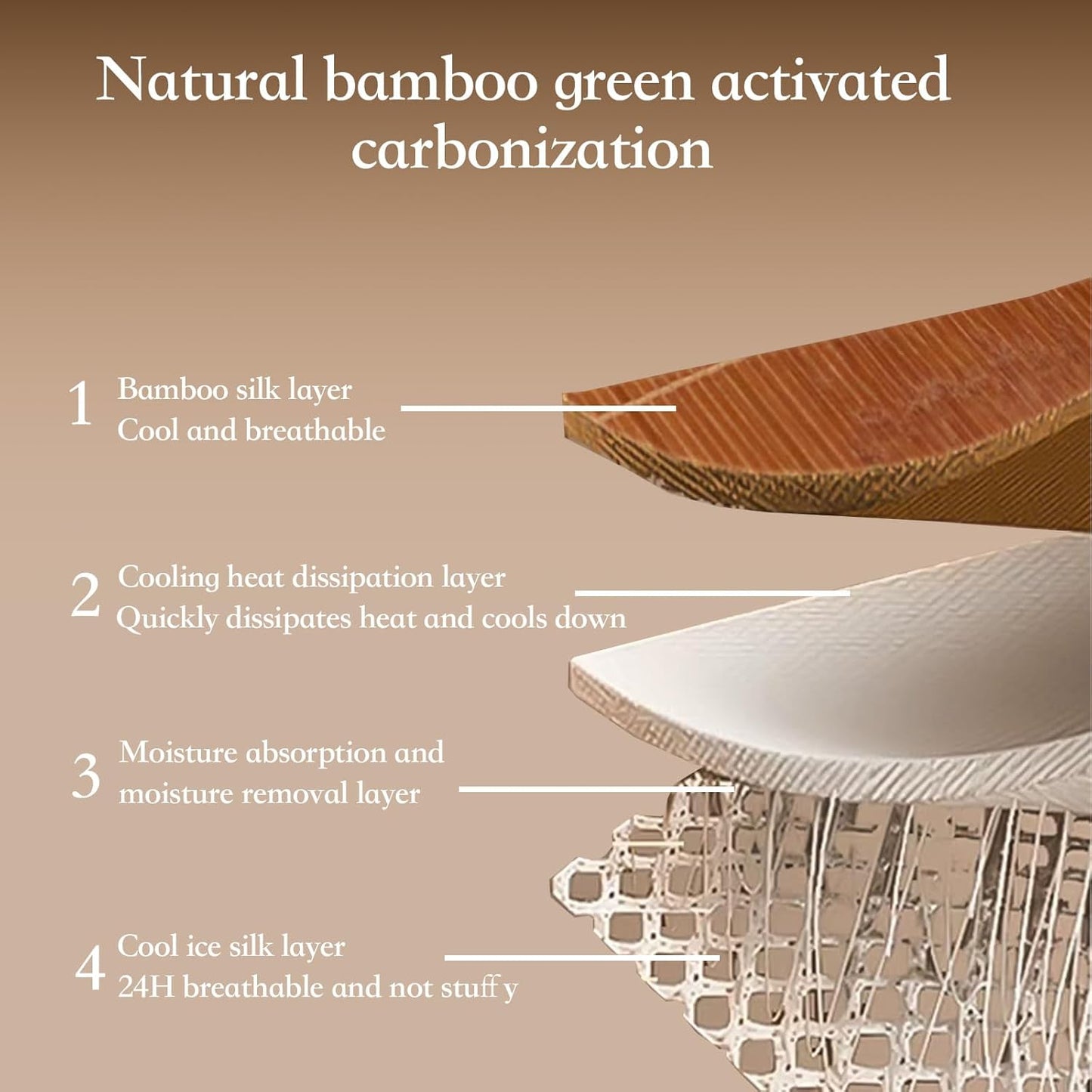 Foldable Double Sided Bamboo Mat for Bed,Summer Bamboo Sleeping Mat,Home Quick Cooling Textile Rattan Mat Suitable for Children,Adults and Seniors