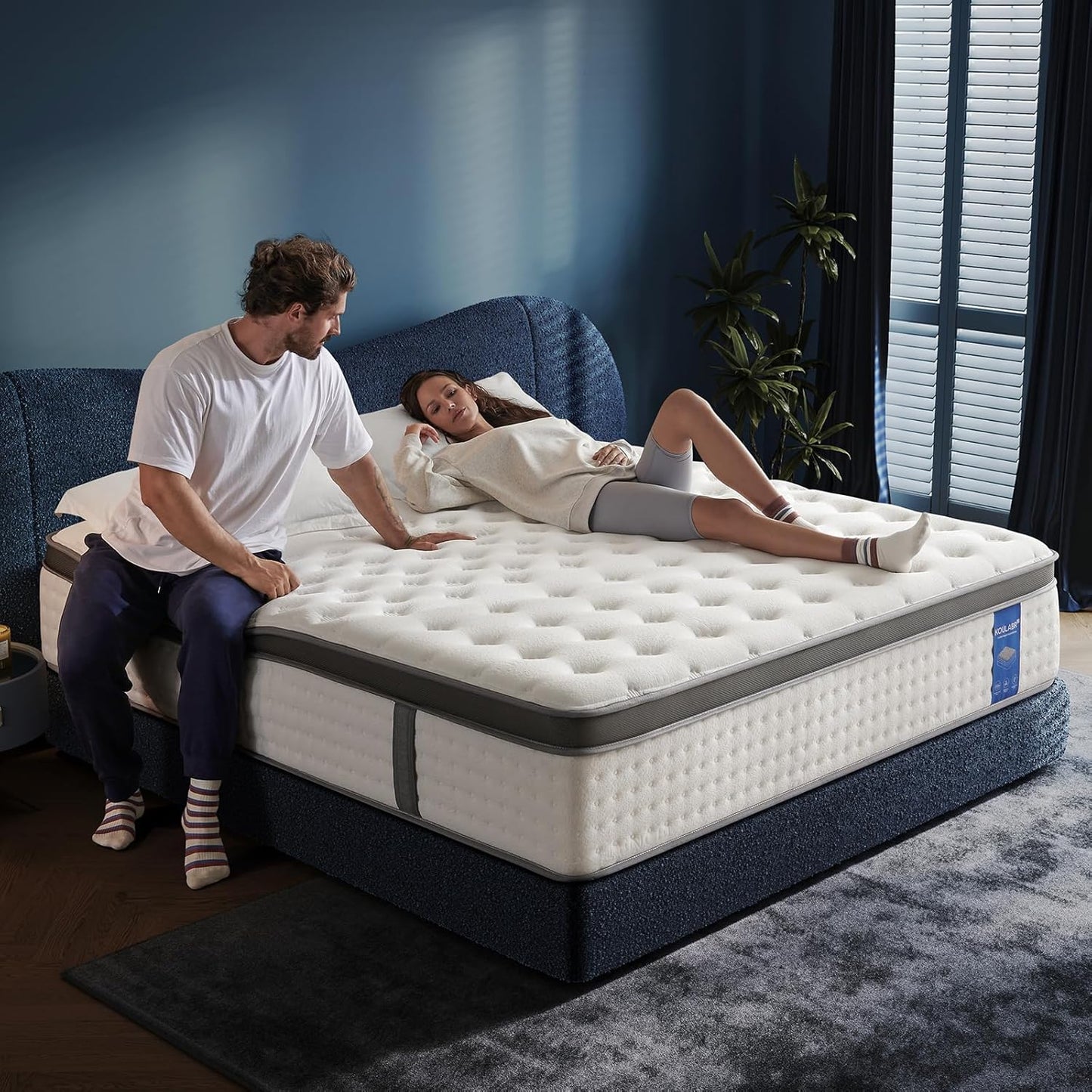 Queen Size Mattress, 12 Inch Hybrid Mattress in a Box, Gel Memory Foam, Individually Wrapped Pocket Coils Innerspring, Pressure Relief, Medium Firm (12 INCH, Queen (New))