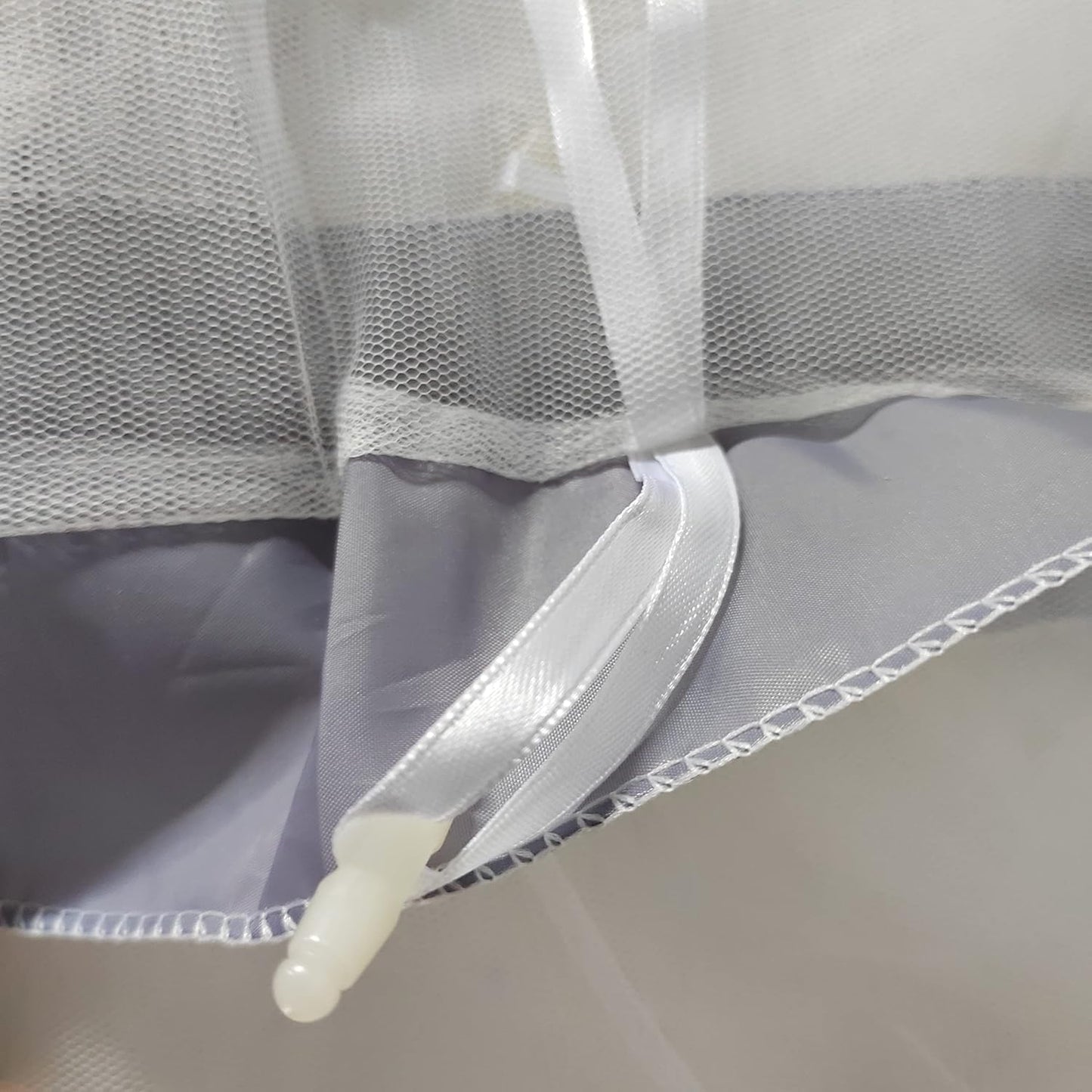 PARFINER Mosquito Net for Patio Bed Tent King Size Portable Mosquito Netting (79 * 72 Inch Grey)