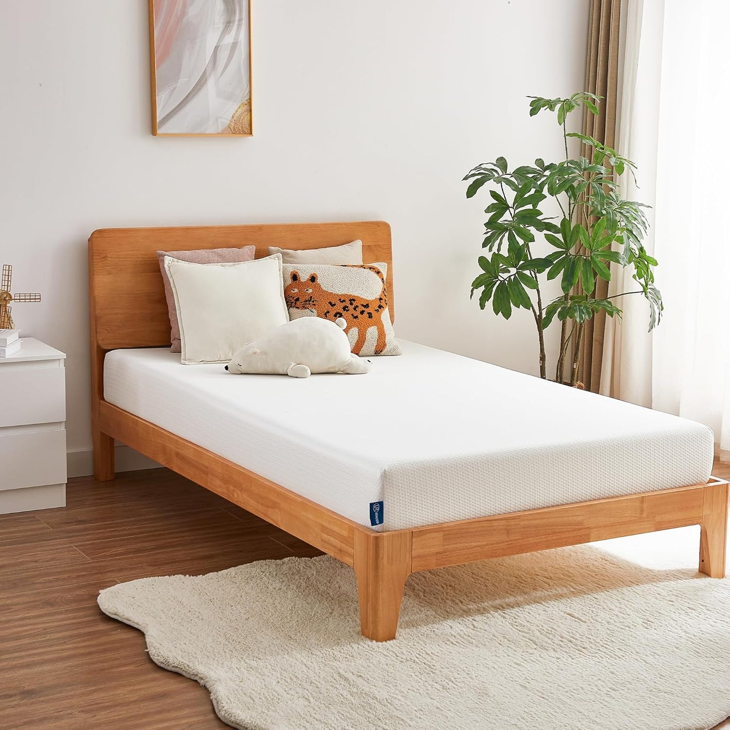 Full Mattress, 6 Inch Gel Memory Foam Mattress in a Box, Fiberglass Free Full Size Mattresses for Pressure & Pain Relief, Soft and Comfortable