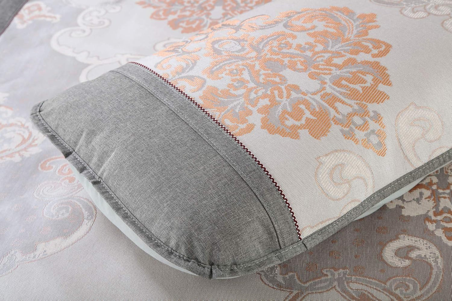 3-Piece Mat Summer Cooling Mattress Topper, Cooling Mat Mattress Pad Cover (Queen) Grey