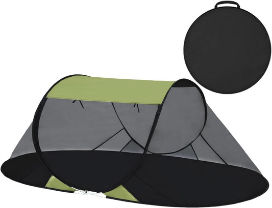Akiky Pop Up Mosquito Tent for Camping,1 Person Camping Tent with Bug Screen Tent,Mosquito Net Foldable Portable for Adults Kids