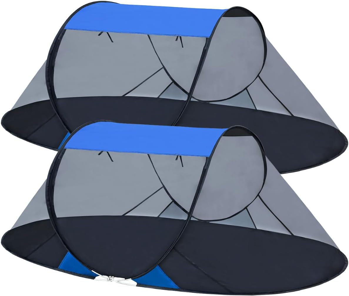 Akiky Pop Up Mosquito Tent for Camping,1 Person Camping Tent with Bug Screen Tent,Mosquito Net Foldable Portable for Adults Kids