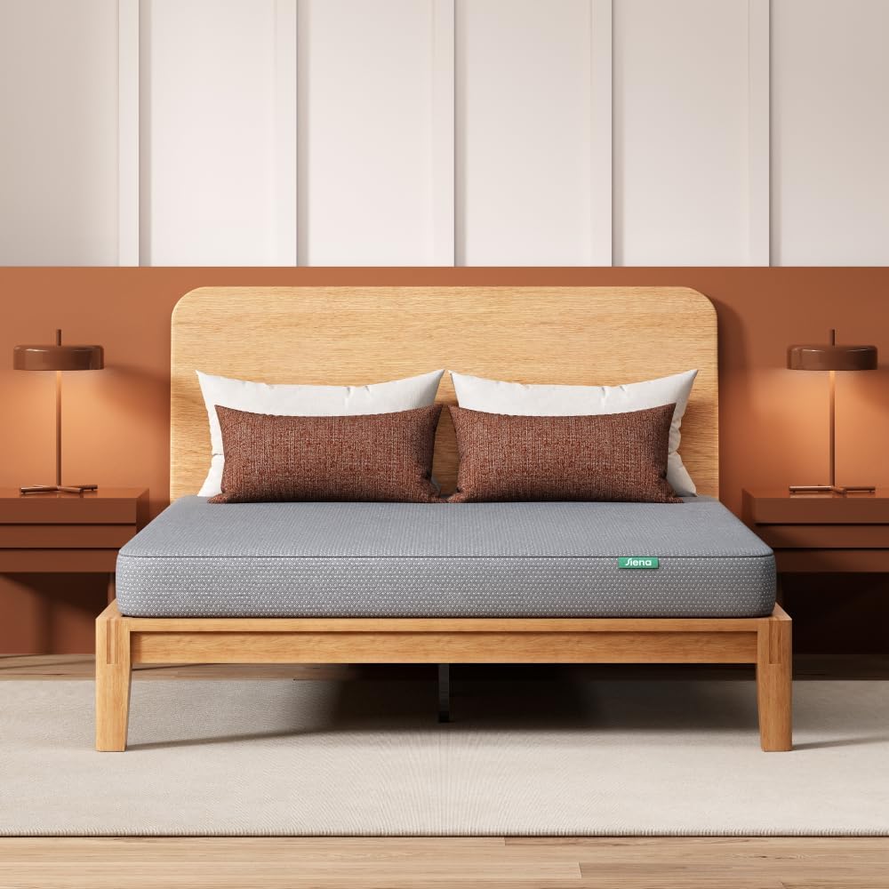 Siena 8” Twin Mattress - Memory Foam - Medium Firm - 180 Night Trial - Premium Pressure-Relieving Layers - 10 Year Warranty - Mattress in a Box - CertiPUR-US Certified