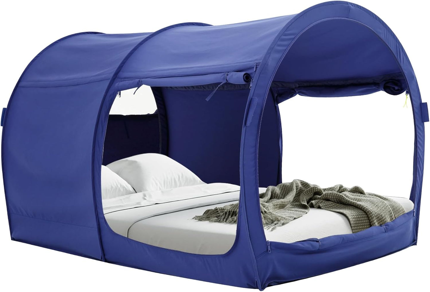 Bed Tent Dream Tents Bed Canopy Shelter Cabin Indoor Privacy Warm Breathable Pop Up Twin Size for Kids and Adult Patent Pending(Mattress Not Included)