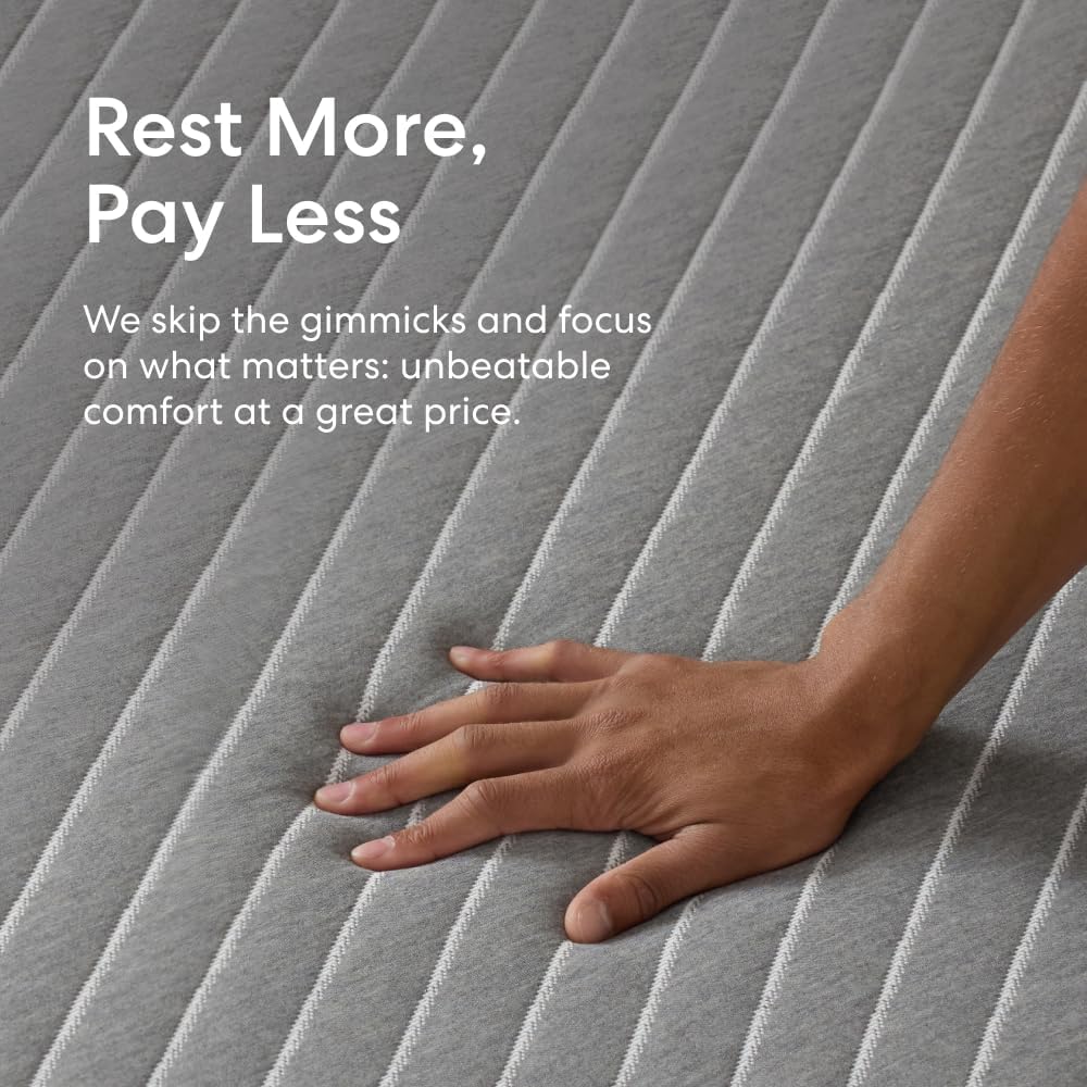 Siena 10” King Memory Foam Mattress - Medium Firm - 180 Night Trial - Premium Pressure-Relieving Layers - 10 Year Warranty - Mattress in a Box - CertiPUR-US Certified