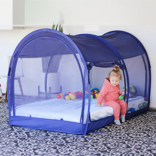 Bed Tent Dream Tents Bed Canopy Shelter Cabin Indoor Privacy Warm Breathable Pop Up Twin Size for Kids and Adult Patent Pending(Mattress Not Included)