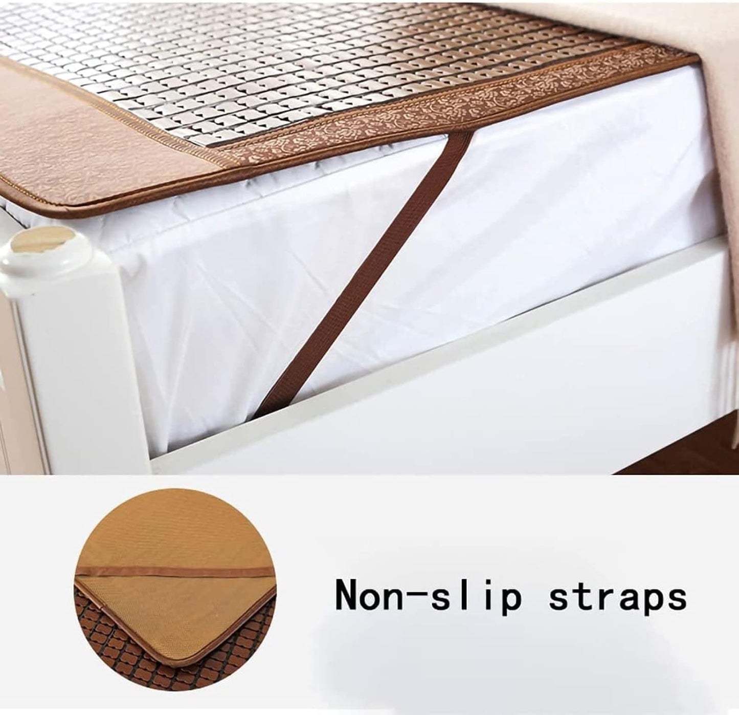 Summer Sleeping Mat Foldable Summer Bed Mat Cool Sleeping Mattress Cooling Bed for Home School Dormitory